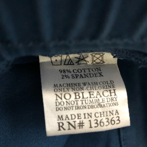 JackThreads JT Mens Size Medium Blue Jogger Ankle Pants Drawstring Waist - Picture 7 of 8